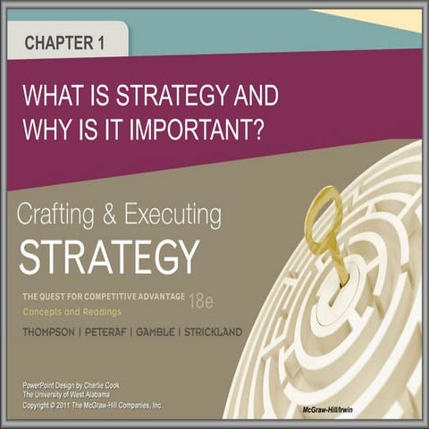 Chapter 01 Introduction to Strategic Management