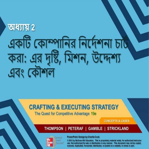 Chapter 02 Charting a Company's Direction-Its Vision, Mission, & Objectives.pptx
