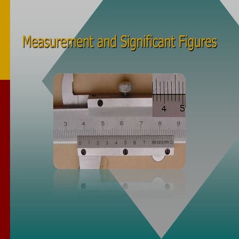 Lecture 01 Measurements