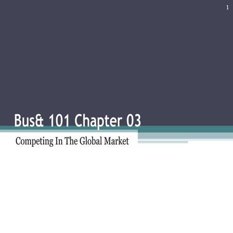 Chapter 03 -Competing In The Global Market.ppt