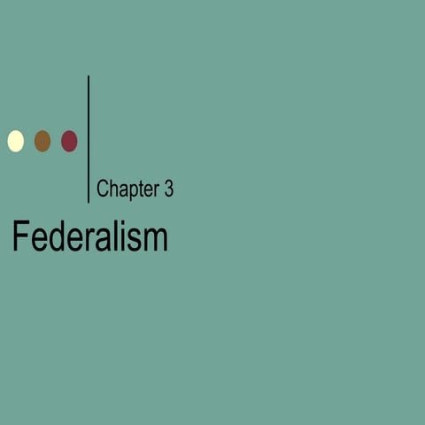 Ch 3 Federalism