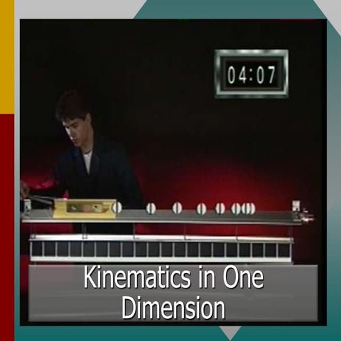 Lecture 02 Kinematics in one dimension