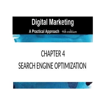 Search Engine Optimization Digital Marketing Pptx