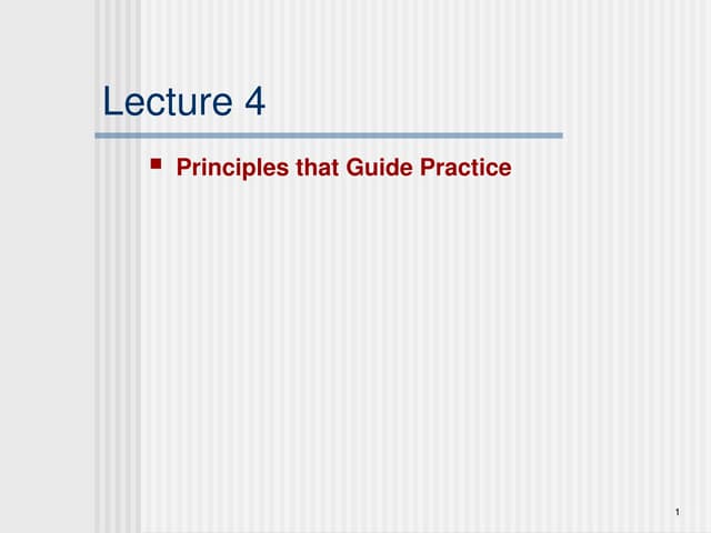 Lecture note 3 on software engineering and development