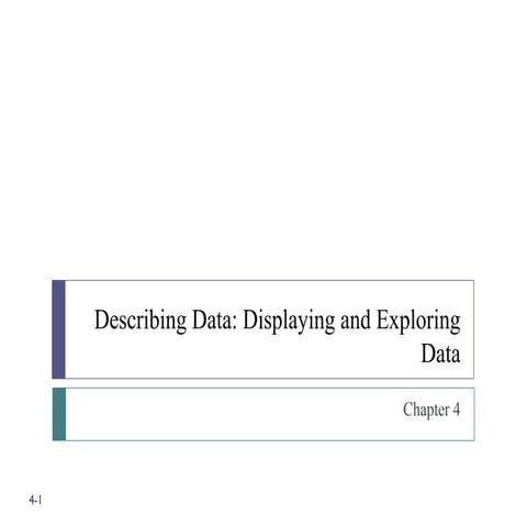 Comprehensive Guide to Describing and Exploring Data with Visual Tools ...