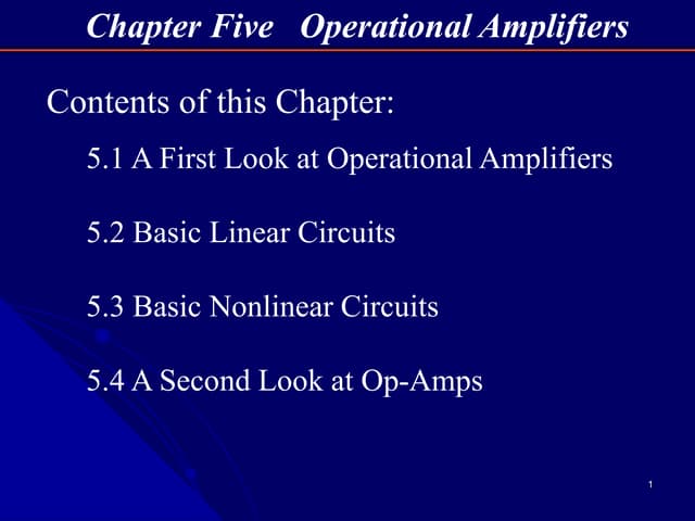 Chapter 05. ppt operational amplifier Circuit Diagram