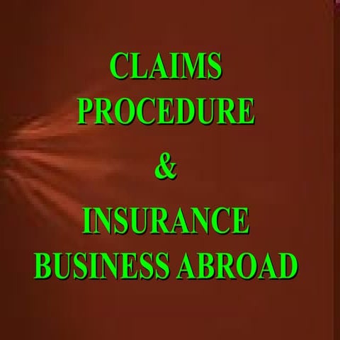 insurance system in foreign countries and examples | PPTX