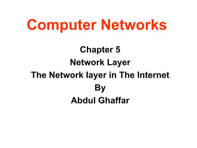 Network Layer