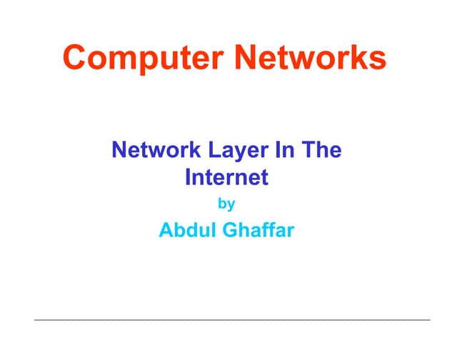 Internet Protocol