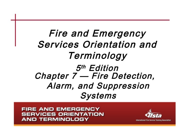 Fire Detection Alarm And Suppression Systems