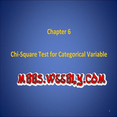 Chapter 07 Chi Square