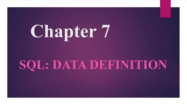 Chapter 07 ddl_sql