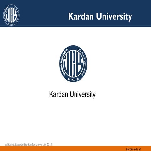 Kardan university AFG: Team vs group