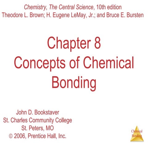 Ch. 8 Chemical Bonding