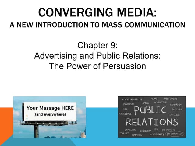 Chapter 9 - Advertising and Public ...