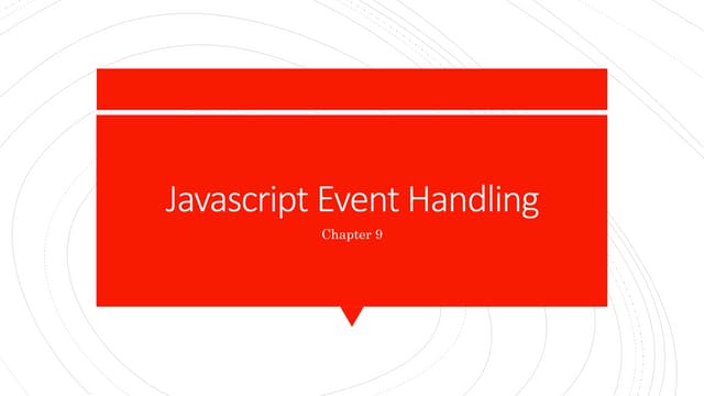 Upstate CSCI 450 WebDev Chapter 9