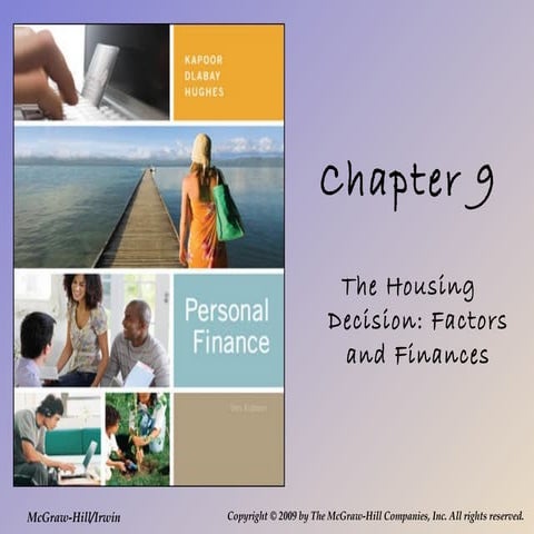 Chapter 09 (topic 4 housing planning) | PPT