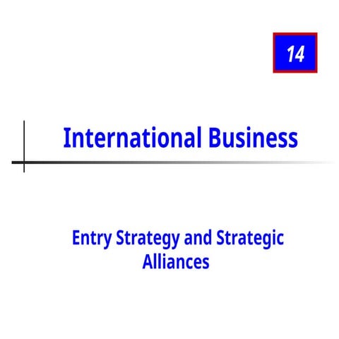 Entry strategies for Business Bus301: brac University | PPTX