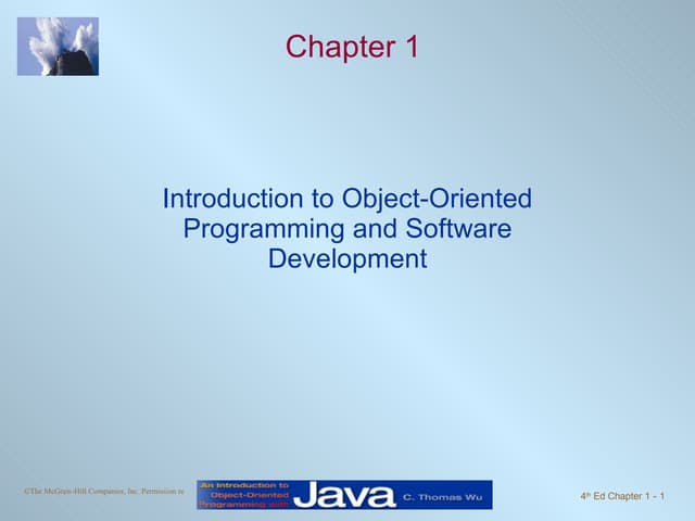 Java  căn bản- Chapter1