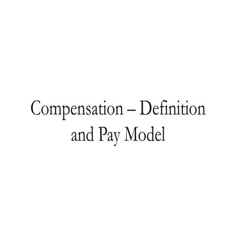 compensation