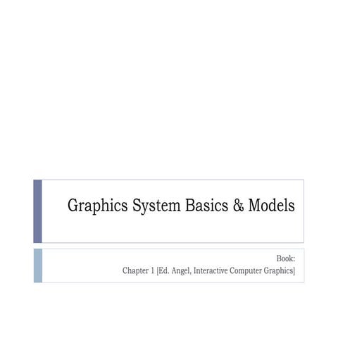 computer Graphics | PPT