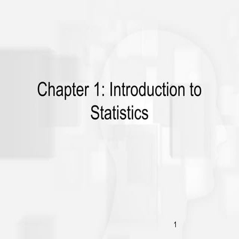 Statistics - Chapter1 | PPT | Physics | Science