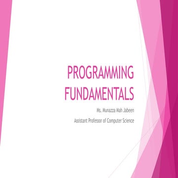 Chapter 1 - Overview of C