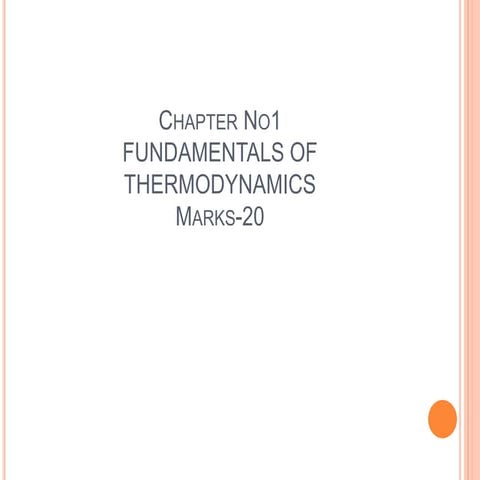 Thermodynamics Introduction