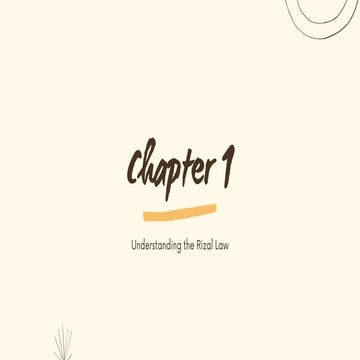 Understanding the Rizal Law