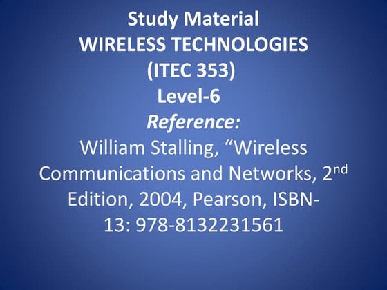 wired and wireless networks | PPT