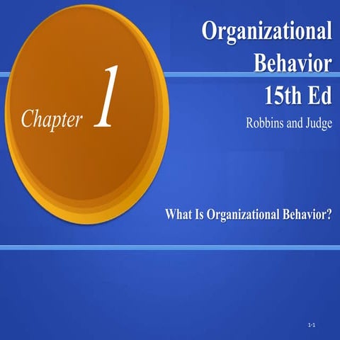 organizational behavior