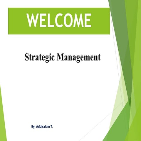 Chapter 1.ppt Staratetic Management Staratetic Management