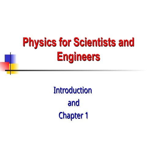Chapter 1 introduction of physic for student