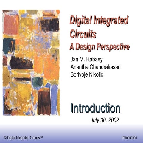 chapter 1 digital integrated circuits_Introduction | PPT