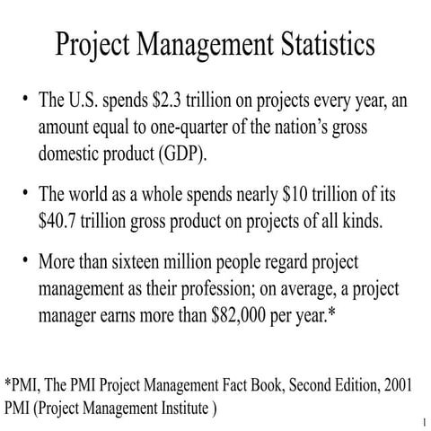 Chapter 1 Project management Peoject Management Institute.ppt