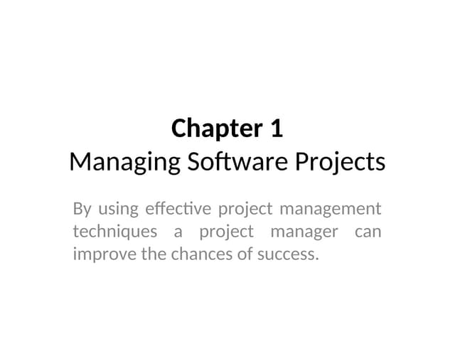 Chapter 1Software project estimation .ppt
