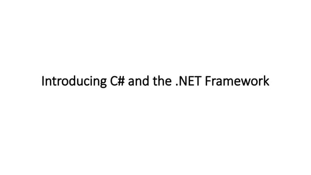 chapter 1.pptx dotnet technology introduction