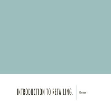Comprehensive Introduction to Retailing: History, Strategy, and ...