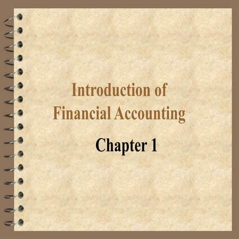 Chapter 1. accounting overview1
