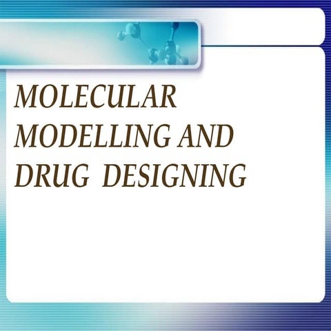 computer aided drug design  chapter 1 unit 1