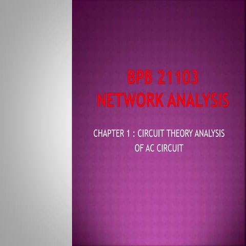 Chapter 1   circuit theorem
