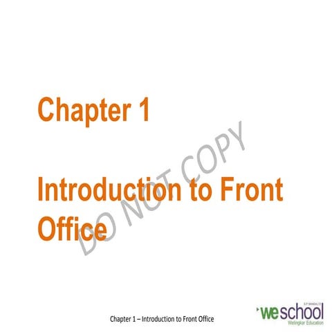 Chapter 1 -  Introduction to Front Office.pdf