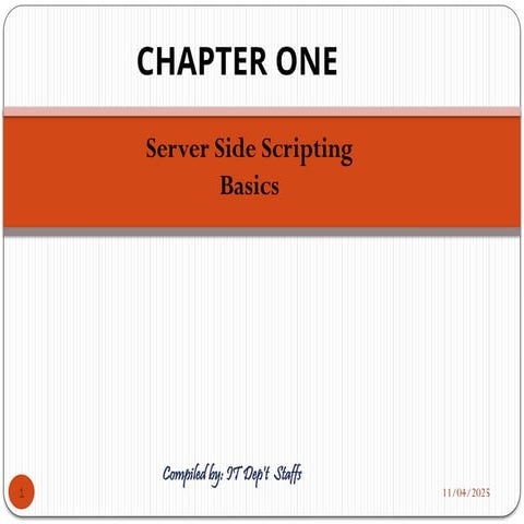 chapter1 -Introduction to PHP.pptx Internet programming II