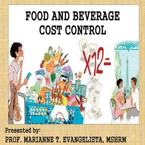 INTRODUCTION TO COST CONTROL