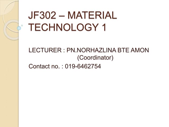Chapter1 material structure and binary alloy system 