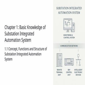 Basic Knowledge of Substation Integrated Automation System part1