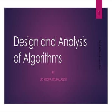 Data Structures and Algorithm Analysis | PPT