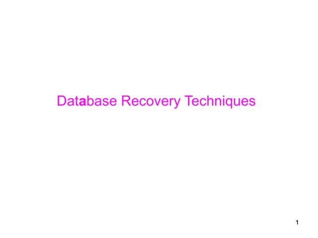 gyuftfChapter 1- Recovery Techniques.pptx