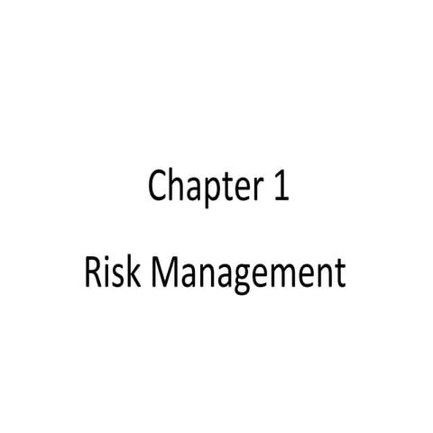 Chapter 1  risk management (3)
