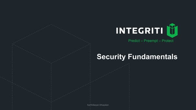 CISSP - Chapter 1 - Security Concepts
